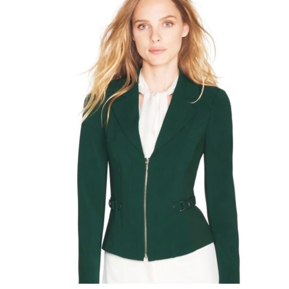 Elegant Green Women's Jacket